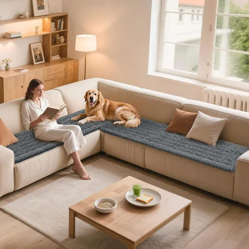Miniatura 7 de PIGLOG Fundas de sofá para mascotas para perros, protector de sofá lavable para cojín, fundas protectoras de muebles aptas para perros