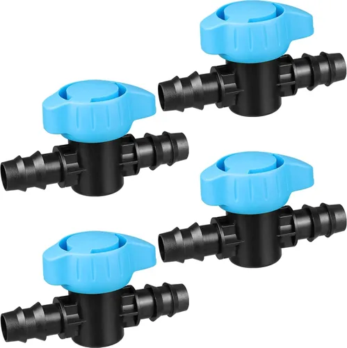 Miniatura 8 de Jayee Paquete de 50 accesorios de acoplamiento de púas para riego por goteo (0.669 in) para manguera de goteo de 1/2 pulgada (0.600 pulgadas de ID)