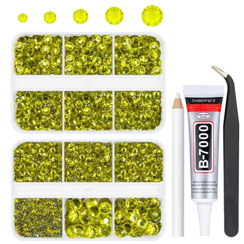 Miniatura 20 de qiipii Resina Metálica Plata Diamantes de Imitación con Parte Posterior Plana para Adornar Manualidades, Piedras Planas de 2mm-6mm, Gemas de Plata