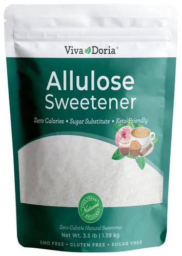 Miniatura 6 de Viva Doria Edulcorante de alulosa, 2 libras (31.99 oz) Sustituto de azúcar sin calorías Ideal para café, té, cocinar y hornear Apto para dieta