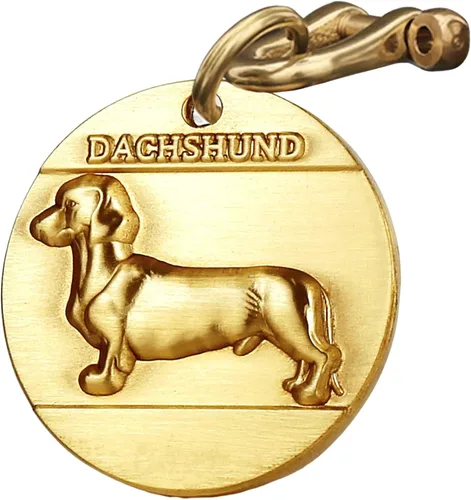 Miniatura 26 de Etiquetas de identificación para mascotas de cobre puro, etiquetas de nombre de perro personalizadas en relieve 3D con letras personalizadas