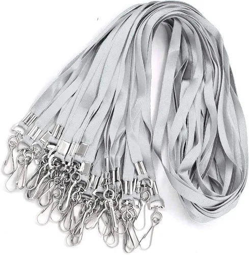 Miniatura 11 de Bird Fiy Cordones a granel para insignias de identificación, paquete de 50 unidades, cordón plano de nailon para identificación