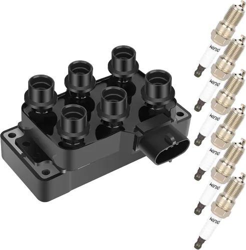 Miniatura 16 de OCPTY Paquetes de bobinas y bujías para UF504, GN10352 compatibles con 2011-2020 para Chrysler para 300 5.7L/V8, 2009-2010 para Dodge para Ram 1500