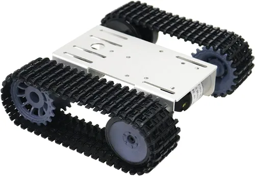 Miniatura 9 de SmaringWing Kit profesional de plataforma de coche con 2 motores de CC de alto par, modelo eduaccional Caterpillar Robotic Crawler Sciences