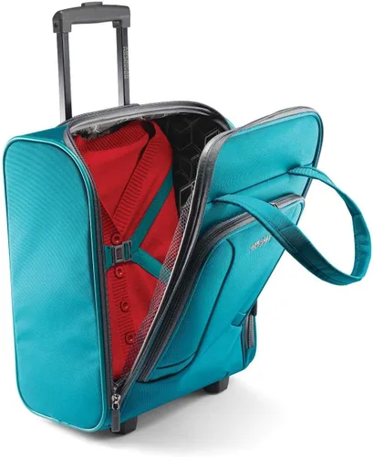 Miniatura 3 de American Tourister 4 Kix - Maleta con ruedas giratorias y partes laterales blandas Verde azulado 92457-2824