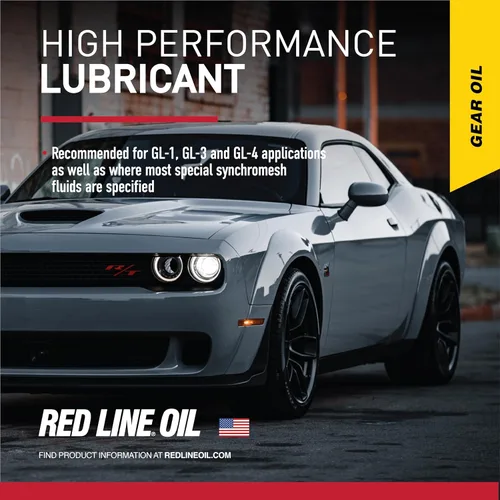 Miniatura 5 de Red Line 50204 SAE 75W80 API GL-4 Lubricante de transmisión manual y transeje (MTL) para engranajes de automóvil, 1 cuarto de galón (paquete de 12)