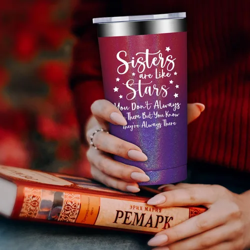 Miniatura 7 de Fufandi Regalos para hermanas de hermanas - Regalos de Navidad para hermanas - Ideas de regalo de cumpleaños para hermanas, Regalo del día