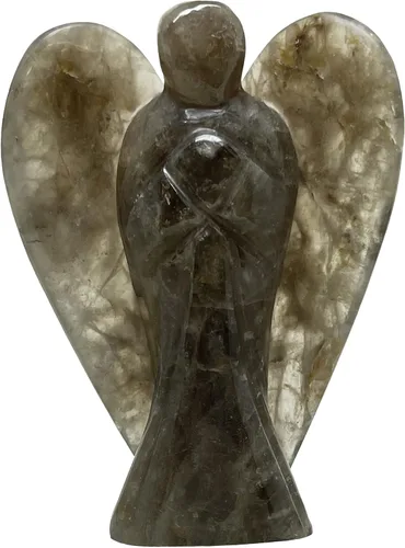 Miniatura 12 de Figura de ángel guardián de amazonita de 2 pulgadas, piedra natural tallada a mano, excelente para aliviar el estrés, la esperanza y la manifestación