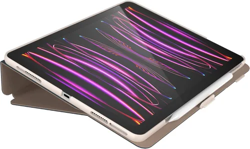 Miniatura 5 de Speck Funda para iPad Pro 6ª generación de 12.9 pulgadas, protección contra caídas y cámara, soporte delgado de múltiples rangos, soporte para lápiz