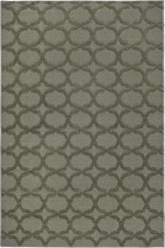 Miniatura 268 de Garland Rug Sparta - Alfombra antideslizante de polipropileno de 2 pies x 12 pies, color negro, ideal para salas de estar y pasillos, elegante