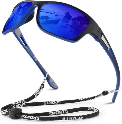 Miniatura 11 de WEAROYO - Gafas de sol polarizadas deportivas para hombres y mujeres, gafas de pesca y conducción rectangulares, protección UV400 Marco C