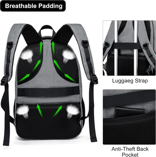 Miniatura 5 de Mochila BIKROD para niñas y mujeres, mochila escolar para adolescentes y niños, mochila ligera casual para la escuela secundaria, mochila