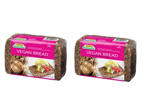 Miniatura 21 de Mestemacher Pan de centeno entero orgánico, 17.6 onzas, auténtico pan de centeno alemán de grano entero Pan europeo denso de alta fibra, orgánico
