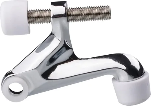 Miniatura 2 de Paquete de 2 topes de puerta con pasador de bisagra, ajustable y resistente, 2-3/8 x 15/16, práctico tapón de puerta para bisagras de puerta