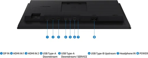 Miniatura 8 de Samsung Monitor de negocios sin bordes de 22 pulgadas (S40GD) con panel IPS, frecuencia de actualización de 100 Hz, modo de ahorro de ojos, diseño