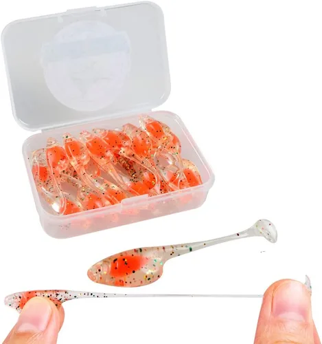 JOHNCOO Señuelos de cangrejo, cebos de sombra, señuelos artificiales suaves, señuelos de pesca que brillan en la oscuridad