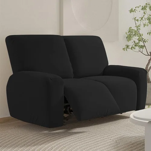 Miniatura 40 de vctops Fundas para sofá reclinable de 3 cuerpos, de punto, elásticas, suaves, lisas, antideslizantes, para sofá, protector de muebles con parte