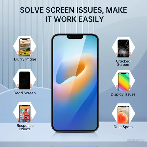 Miniatura 4 de Para iPhone 13 Reemplazo de pantalla 6.1 '' con auricular Sensor de proximidad LCD táctil Pantalla Full HD digitalizador Marco Asamblea Sensor