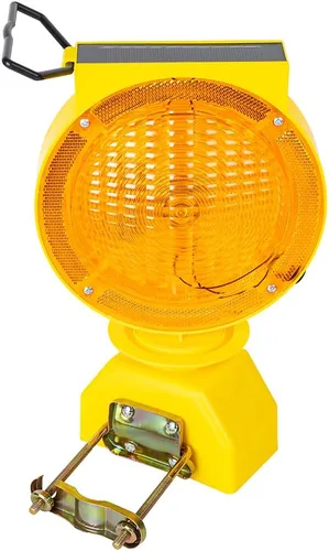 Luces de advertencia industriales solares, inalámbricas, impermeables, recargables, luces de advertencia de barricada, señal de tráfico intermitente