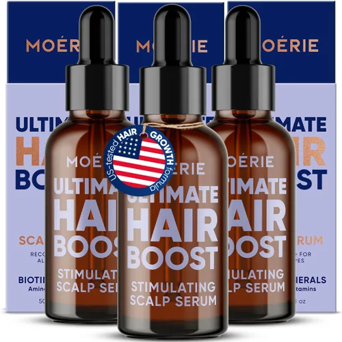 Miniatura 10 de Moerie Suero para el Crecimiento del Cabello Ultimate para el Crecimiento Natural del Cabello y Engrosamiento - Tratamiento Anti Adelgazamiento