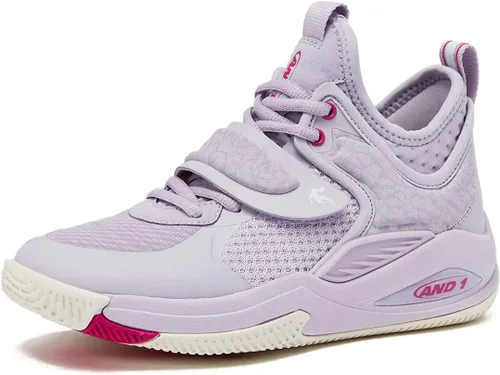 AND1 Gamma 4.0 SS - Tenis de baloncesto para niños y niñas, tenis de baloncesto geniales con correa, talla 11 a niño grande 7 para niños