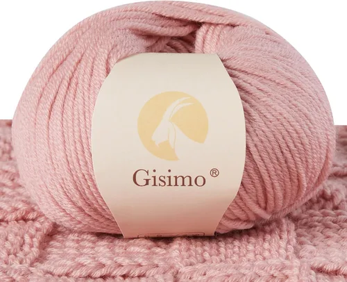 Miniatura 39 de 100% lana merino para tejer y ganchillo, hilo lujoso y suave de 6 cabos para tejer y crochet a mano, 1.76 oz/50 g, 127 yardas/116 metros