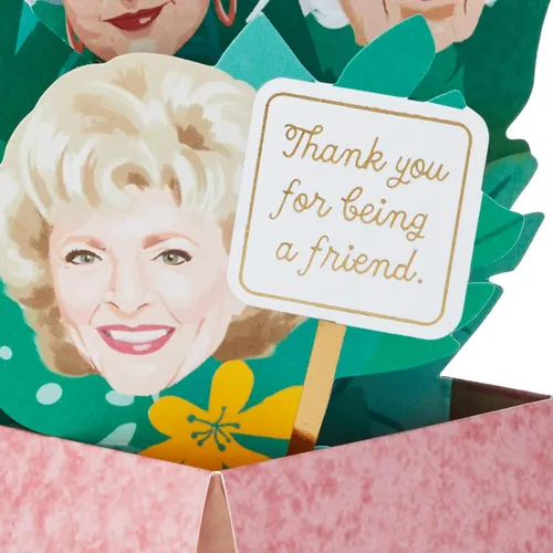 Miniatura 5 de Hallmark Paper Wonder Shoebox Golden Girls - Tarjeta desplegable (Thank You for Being a Friend)