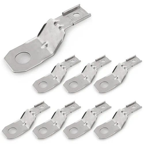 Miniatura 6 de JRready ST6355 Kit de accesorios para conectores, 8 clips de montaje instalados en el receptáculo para montar conectores de pines
