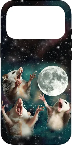 Miniatura 22 de Three Possum Moon 3 Opossum Funny Weird Cursed Meme Case para iPhone 17