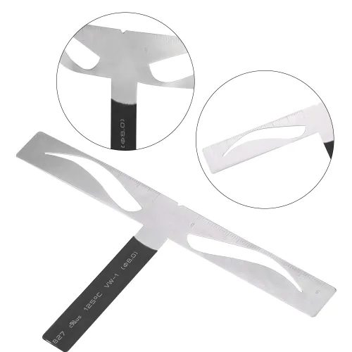 Miniatura 9 de Filfeel Regla de cejas, regla de extensión de equilibrio permanente profesional de cejas, regla de extensión de ceja (#1)