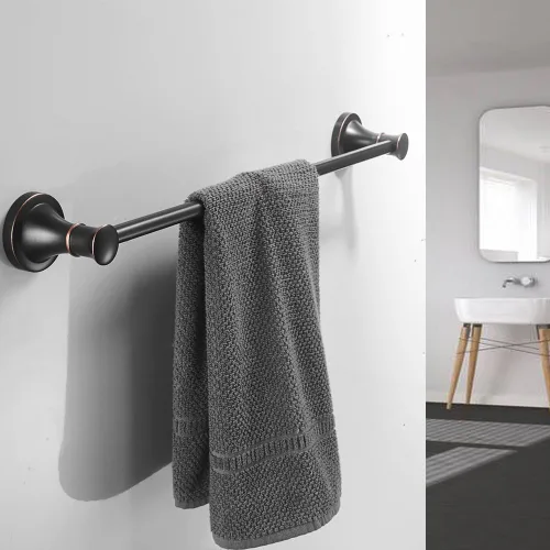 Miniatura 7 de BESy Juego de 4 accesorios de baño de bronce aceitado