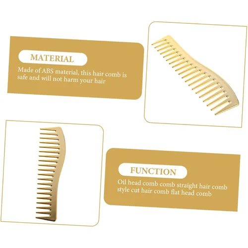 Miniatura 4 de NOLITOY Peines para hombres Peine para el cabello con cepillo de dientes anchos para el cuidado diario