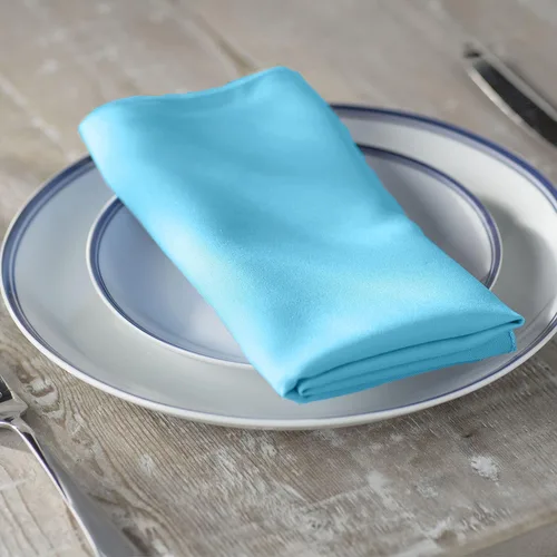 Miniatura 70 de LA Linen Paquete de 10 servilletas de popelina de poli, servilletas de tela suave, servilletas lavables y reutilizables, servilletas de mesa