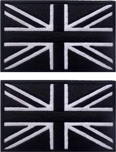 Miniatura 84 de 2 parches de bandera de Japón de AliPlus bordados tácticos militares moral parche apliques gancho y bucle