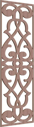 Miniatura 187 de 9 3/8"W x 24 3/8"H x 1/4"T Bellaire Decorativos Paneles de pared de madera calado, abedul