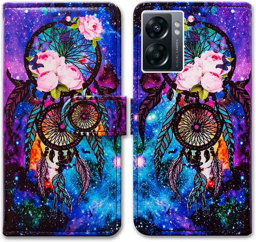 Miniatura 14 de Bcov Funda para OnePlus Nord N300 5G, diseño de pájaro negro y verde con tapa para teléfono con ranura para tarjeta y soporte para OnePlus Nord N300