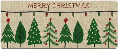 Miniatura 7 de Tapete de baño de Navidad para bañera, antideslizante, de secado rápido y absorbente, con tierra de diatomeas, para fregadero de cocina, lavable