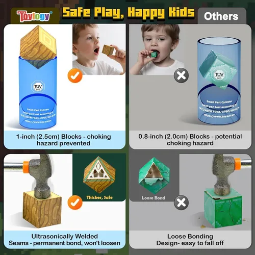Miniatura 2 de Bloques Magnéticos - Construye Mi Mundo Magnético, Juguetes Magnéticos Artesanales para Niños y Niñas de 3-4, 4-5, 6-8 Años, Juguetes Sensoriales