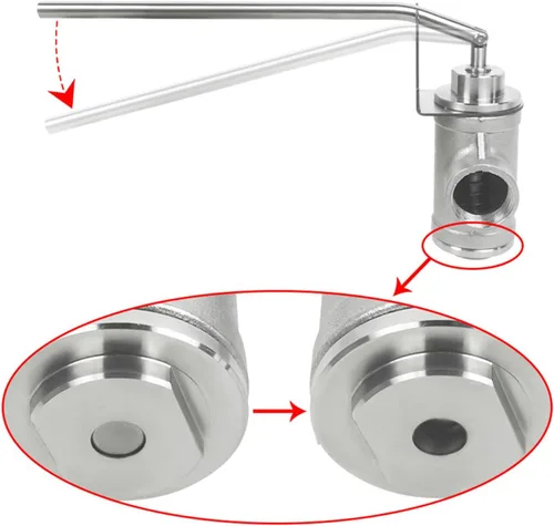 Miniatura 4 de Válvula de embotellado de miel Válvula de compuerta de miel NPT 1 hilo Acero inoxidable sin goteo Embotellado de miel Extractor de apicultura Equipo