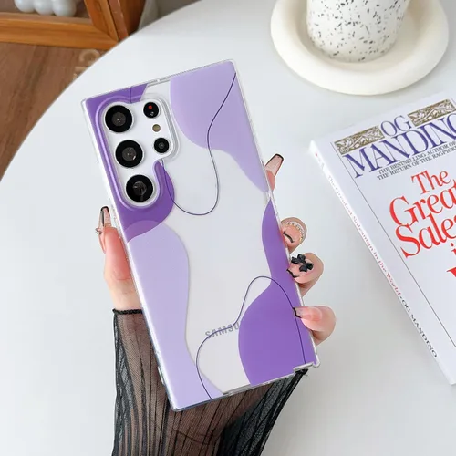 Miniatura 14 de DEFBSC Funda compatible con Samsung Galaxy S22, diseño artístico de forma suave con funda protectora de parachoques incorporada, bonita funda