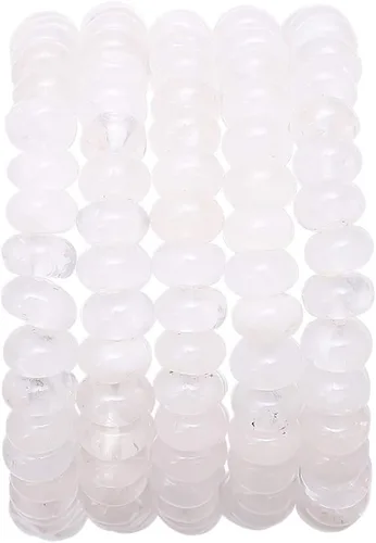 Miniatura 12 de BEADIA Cuentas Facetadas de Piedra Natural Amazonita Rondelle 3x4mm Cuentas Semipreciosas Sueltas para Hacer Joyas 38cm