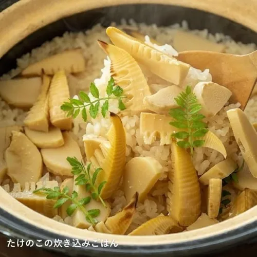 Miniatura 7 de Nagatani Seitou ACT-03 Hase-en Kamado-san - Olla de barro para 2 cocineros de arroz, fabricada en Japón (con cuchara de arroz, receta) diámetro 8.5