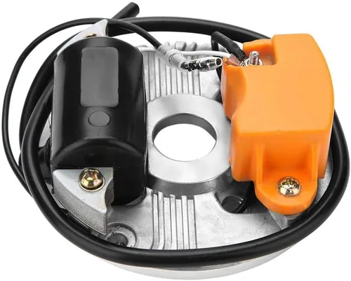 TOPINCN Bobina de encendido de repuesto de bobina de chispa de encendido estator regulador para motosierra 070 090 1106 400 0705 1106 404 3210