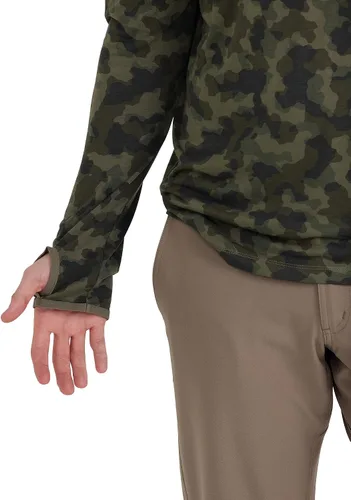Miniatura 4 de Free Fly Sudadera ligera con capucha para hombre, con protección solar UPF 20+ para hombre, transpirable, manga larga, para pesca