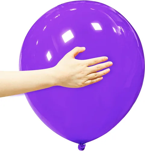 Miniatura 13 de Globos desnudos 18 pulgadas 12 unidades, globos grandes de látex redondos de helio para fiesta de cumpleaños, baby shower, boda, aniversario