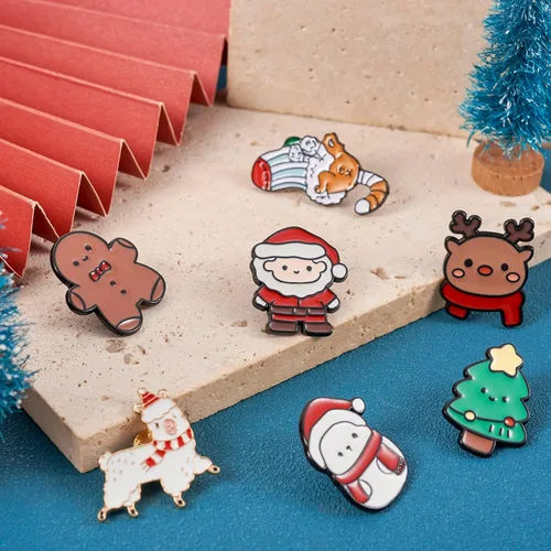 Miniatura 89 de Pandahall - Broches esmaltados de aleación con varios temas, broche de solapa, juego de pines esmaltados