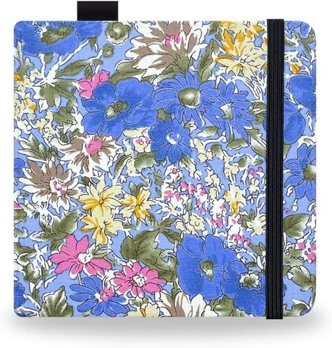 Cuaderno de bocetos de acuarela, cuaderno de 5x5 pulgadas con cubierta de tela cuadrada portátil, 20 hojas de papel de dibujo texturizado para