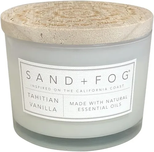 Miniatura 50 de Sand + Fog Vela aromática - Calabaza y Clavo – Fragancias y tamaños adicionales – Mecha 100% de algodón sin plomo - Velas de lujo en tarro