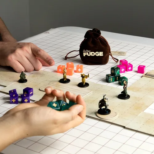 Miniatura 6 de Deluxe Fudge Dice Mystical Starter Set con bolsa - Juego de 20 dados