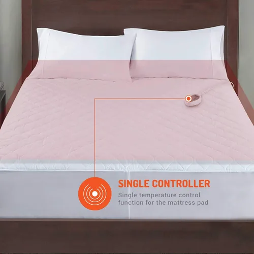 Miniatura 4 de Degrees of Comfort - Almohadilla térmica para colchón de tamaño completo Calentador de cama eléctrico con zonas de calentamiento y apagado